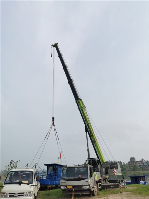 长乐区桥梁建设吊装案例